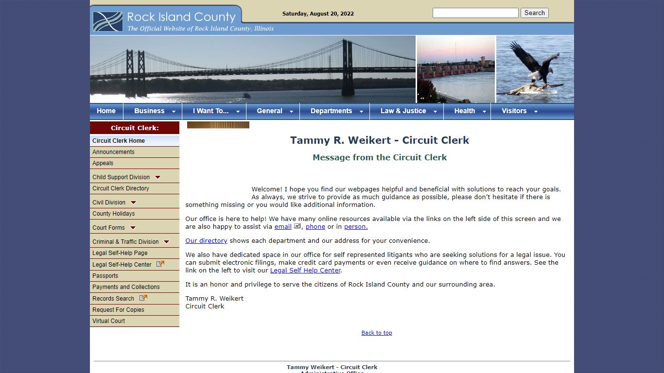 Rock Island County Circuit Clerk - Home Page